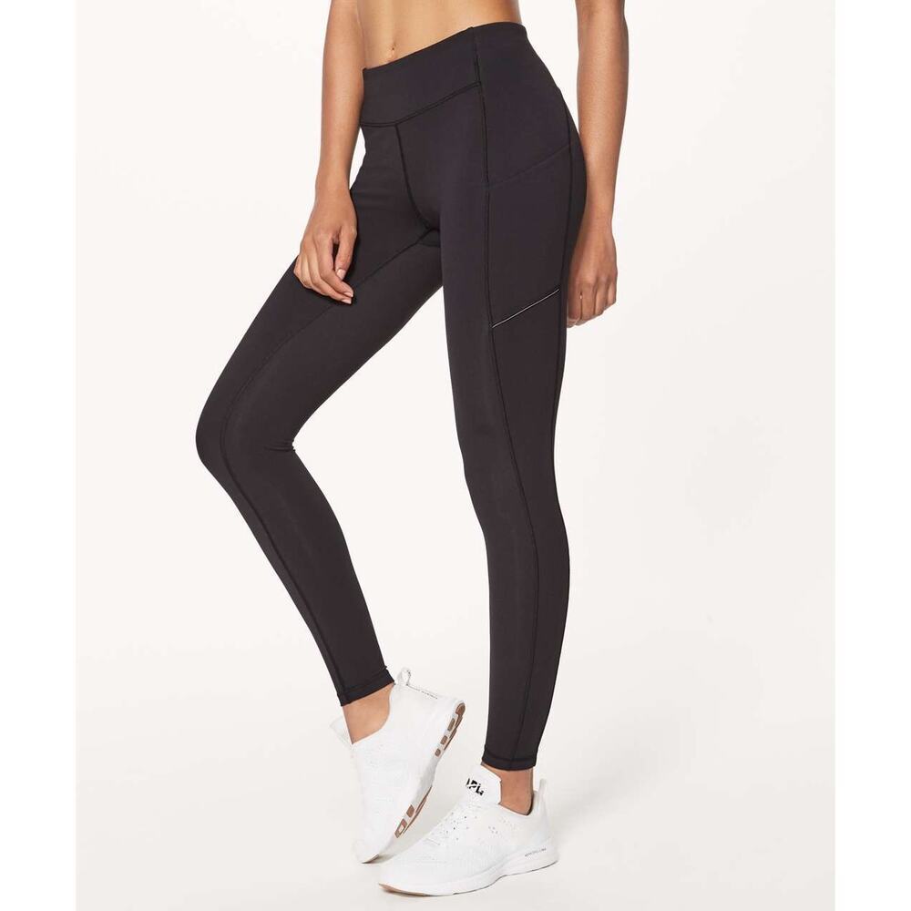 Lululemon Speed Up Tight *Full-On Luxtreme 28" Black Leggings Womens Size 4